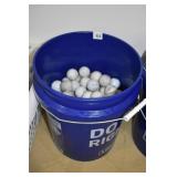 3/4 FULL GOLF BALLS IN 5 GALLON BUCKET