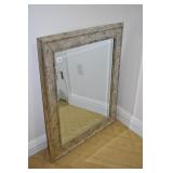 MIRROR 29 1/2" X 34 1/2" SILVER BEVELED EDGE