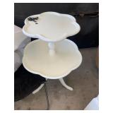 2 TIER TABE WHITE