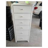 6 DRAWER WHITE CHEST