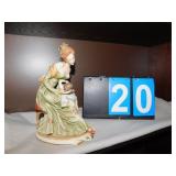 11" NAPOLEON #363 SIGNED WOMAN W/ CHILD