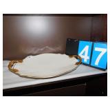 LENOX 16" OVAL DOUBLE HANDLE PLATTER