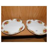 ROYAL ALBERT "OLD COUNTRY ROSE" DOUBLE HANDLE