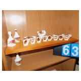 ROYAL ALBERT "OLD COUNTRY ROSE " BUD VASE, BELL &