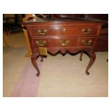 DREXEL CHERRY 2 DRAWER STAND W/ ORIGINAL TAG