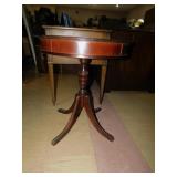 ROUND LAMP TABLE SURFACE SCRATCHES