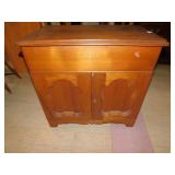 1800S WALNUT LIDTTOP COMMODE 30X13X30