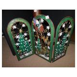 METAL FOLDING SCREEN 24" H