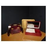 3 JEWELRY BOXES