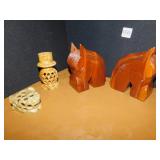 SOAPSTONE CANDLE HOLDER 5" HORSEHEAD BOOKENDS