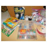 BEADS, BEAD HOLDER CASES, PUZZLE BOOKS, LED ZEP