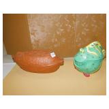CLAY COOKER, FISH COVERED DISH