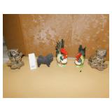 ROOSTERS ONE NEEDS GLUED, ETC.