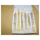 7" GLASS NEW ORNAMENTS