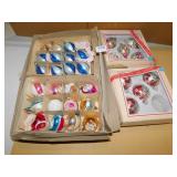 24 VINTAGE ORNAMENTS AND OTHERS