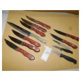 TRAMONTIA STEAK KNIVES, VIKING KNIFE ETC.