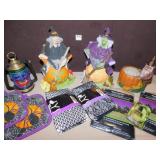 HALLOWEEN FIGURINES, SIZE 1X FISH NET STOCKINGS