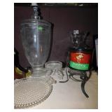 TALL VASES, BATH AND BODY WORKS CANDLE (NEW),