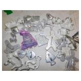 METAL COOKIE CUTTER, SOME VINTAGE AND SOME ARE TO