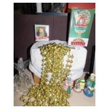 GOLD GARLAND BEADS, MUSICAL ROTATING EGG, 3