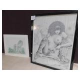 PRINT OF EDMONDSON HARLEY DAVIDSON PICTURE OF A