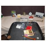 GOLD COAST PEN SET IN OB, TIMER, LEATHER COIN