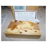 CARBER DAN UNICORN HAND DONE PUZZLE BOX