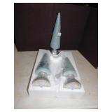 MERCERIZED SET OF 3 TREES