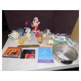 BRASS PLAQUE, BUNT PAN, ETC.