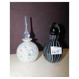 2 PERFUME BOTTLES