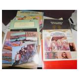 CONCRETE FROM SMITH LOCKS, BRASS ASHTRAY WITH