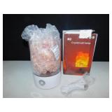 CRYSTAL SALT LAMP NEW IN BOX
