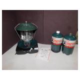 COLEMAN LANTERN TWO PROPANE TANKS NEW