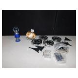 SOLAR LIGHTS 6, SPICE GRINDER, BATTERY PACK