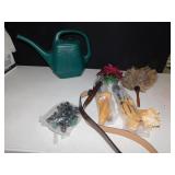 TWO NEW SHOEHORNS, NEW CHESS PIECES, FEATHER