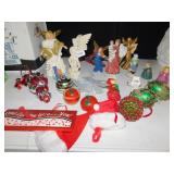 MINI SANTA HATS, ANGEL STATUES, WOOD NESTING