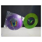 HUMMINGBIRD AND BUTTERFLY HANGING DISCS