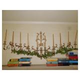 VERY LARGE HANGING CANDLE 68" H X 27" H HOLDER,