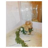 LARGE CANDLE HOLDER WITH BOW