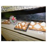 MARBLE SPIKE DECO, DISPLAY SEASHELL DECO, ETC.