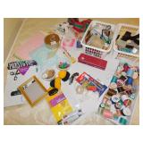 SEWING ITEMS, BEADS, RIBBON