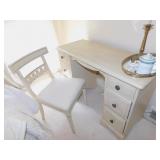 DESK 44" W X 18" X 29" H - WITH WOOD CHAIR