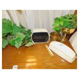 PANASONIC RADIO, PLANTS, PHONE ETC.