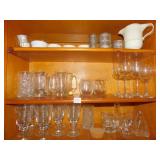 RIBBED GLASSES, BAKING DISH ETC.