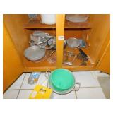 PIE PANS, STRAINER, ETC.