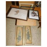 GEORGE BUSH PICTURE AND ASSORTED FRAMES