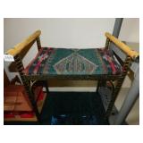 SMALL SOUTHWESTERN LOOKING STOOL