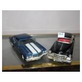 CADILLAC BLACK METAL AND PLASTIC, DIE CAST 70S