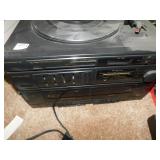 UL AM/FM DUAL CASSETTE BELT DRIVE TURNTABLE