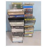 GROUP OF CASSETTE TAPES INCLUDING BEE GEES, DISCO